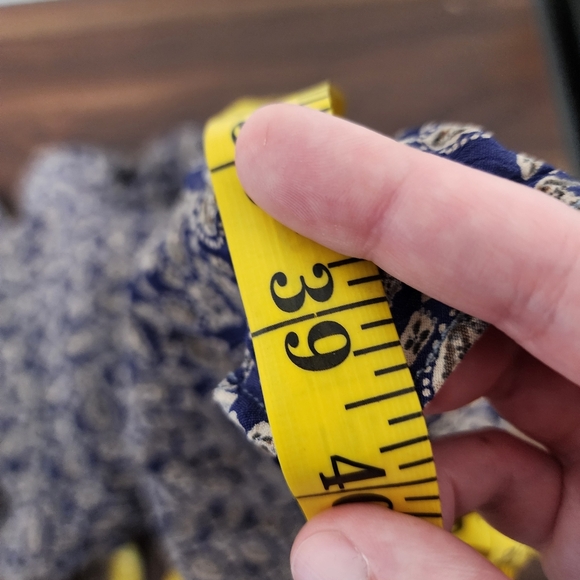 Angie Y2K Navy Blue Rayon 1/2 Sleeve Ruffle Dress - Picture 7 of 7